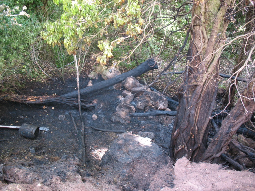 LOS BOMBEROS DEL PARQUE DE ALMAZÁN INTERVIENEN EN LA EXTINCIÓN DE UN PEQUEÑO INCENDIO EN AMBRONA